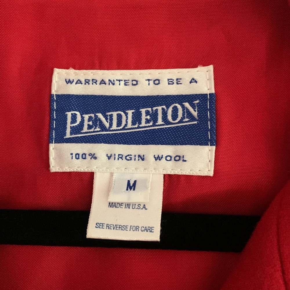 Vintage Pendleton Red Wool Jacket - Picture 2 of 14